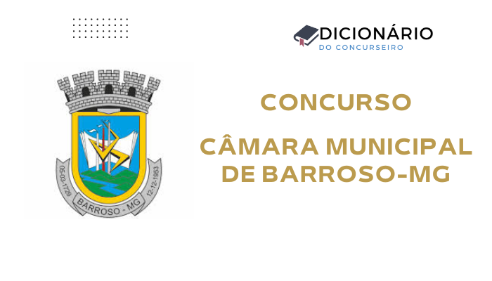 Concurso Câmara Municipal de Barroso-MG 2025: edital publicado