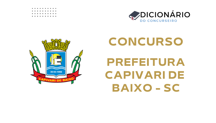 Concurso Saúde Capivari de Baixo (SC) 2025: Edital Publicado